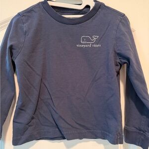 Vineyard Vines Kids Navy Long Sleeve Tee